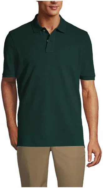 Lands' End School Uniform Young Men's Short Sleeve Mesh Polo Shirt