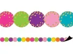 Confetti Circles Die-Cut Magnetic Border