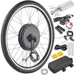 26in Front Wheel 48V 1000W Electric Bicycle Ebike Conversion Kit Hub Motor LCD