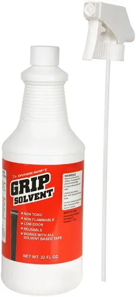 Golf Grip Solvent (Non-Toxic &amp; Non-Flammable) 32 Oz Bottle Bundle with Trigger S