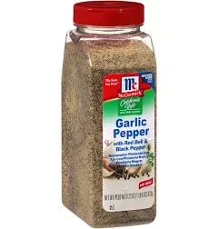 Mccormick California Style Garlic Pepper With Red Bell & Black Pepper Coarse Grind Seasoning