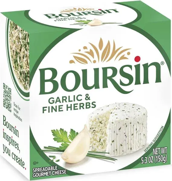 Boursin Gournay Cheese Garlic Fine Herbs