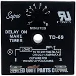 Supco TD69 Time Delay On Make