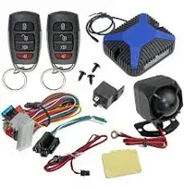 InstallGear Car Alarm Security Keyless Entry System Trunk Pop