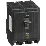 Square D by Schneider Electric QO350CP Circuit Breaker, Black