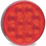 Grote 53252 Supernova 4" 10-Diode Pattern LED Stop Tail Turn Light - Grommet Mount, Male Pin