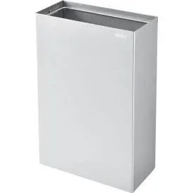 Stainless Steel Wall Mounted Receptacle 11 Gallon