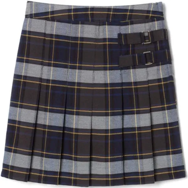 French Toast Girls 4-6X Plaid 2-Tab Scooter