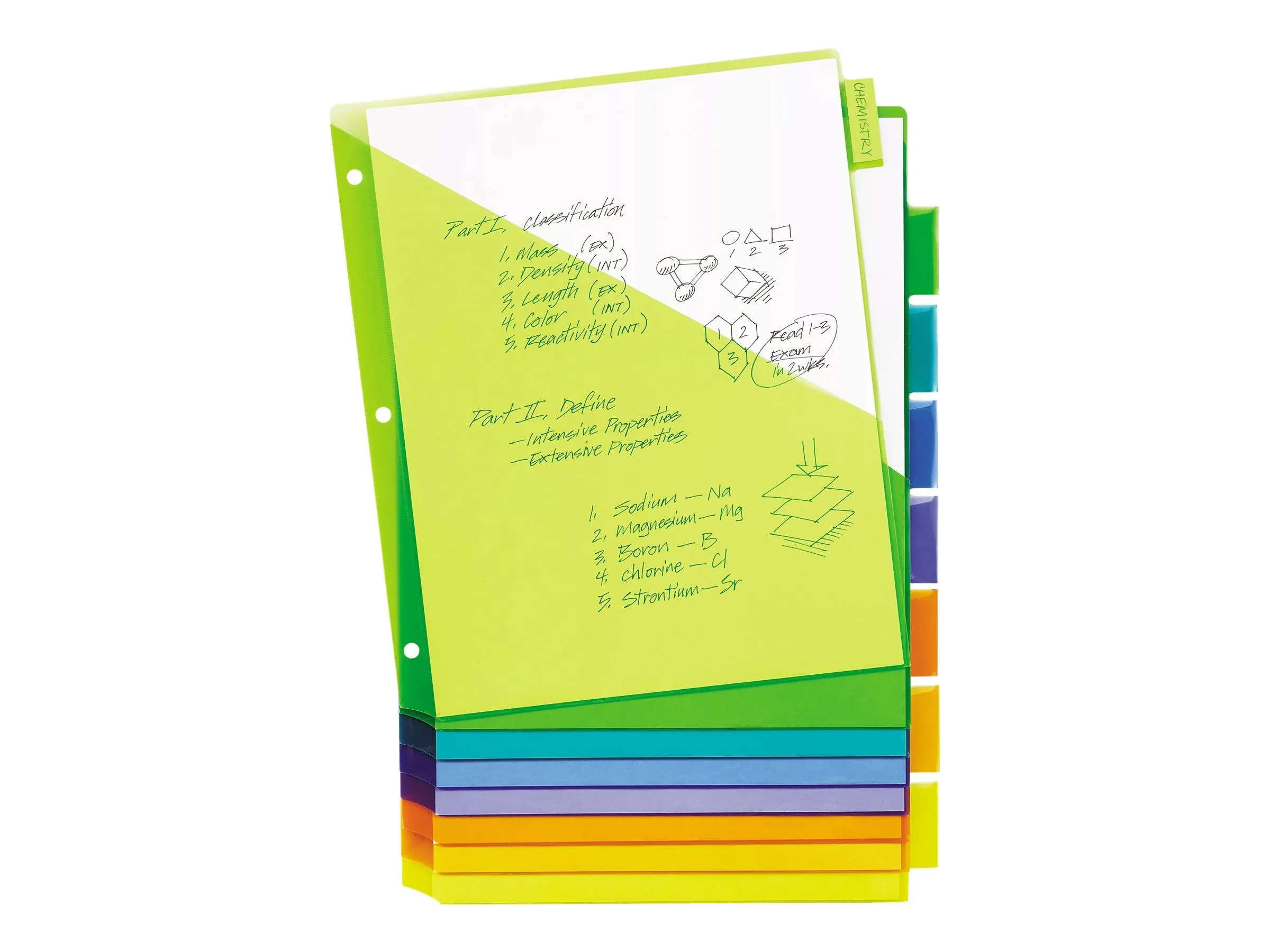 Avery Big Tab - Divider - 8 Parts - Tabbed - Multicolor