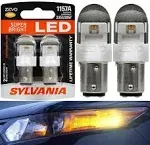 SYLVANIA - 1157 ZEVO LED Amber Bulb - Bright LED Bulb, Ideal for Park and Turn Lights (Contains 2 Bulbs)