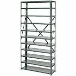 Global Industrial 6 Shelf Open Steel Shelving Unit