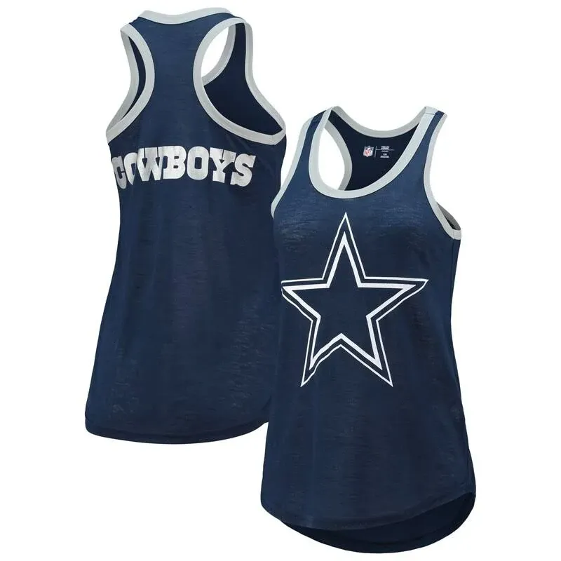 G-III 4Her by Carl Banks Women's Dallas Cowboys Tater Burnout Tank Top