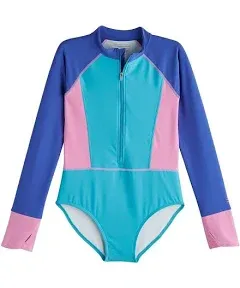 Coolibar Girl's Koko Long Sleeve Swimsuit