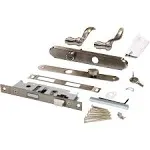 Larson Brush Nickel Silver Zinc Mortise Latch 1 pk