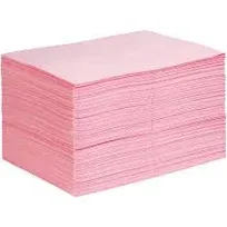 New Pig Hazmat Chemical Absorbent Mat Pads - 200 Pads per Bag - 15" W x 20" L - Absorbs up to 14 oz. per Pad - MAT302