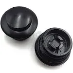 Pop Up Gas Cap Vented Fuel Tank Cap Set Reverse Thread For 1982-2010 Harley Blac