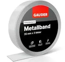 GAUDER Metal Tape Self Adhesive | Ferrous Tape for Magnets | Metallic Steel Strip