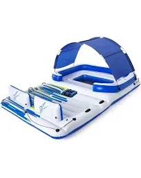 Bestway CoolerZ Tropical Breeze 6 Person Giant Inflatable Floating Island Raft