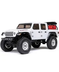 Axial AXI00005V2T4 1/24 SCX24 Jeep JT Gladiator 4WD Skirt Crawler Brushed White