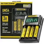 Nitecore UMS4 Intelligent USB Four Slot Superb Battery Charger