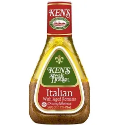 Ken’s Steak House Dressing & Marinade, Italian with Aged Romano &