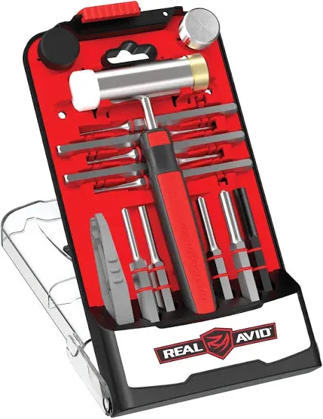 Real Avid Accu-Punch Hammer &amp; Roll Pin Punch Set Pin Alignment Tool Roll Pins