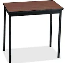 Barricks Utility Table - Rectangle Top - Square Leg Base - 4 Legs - 30&#034; Table