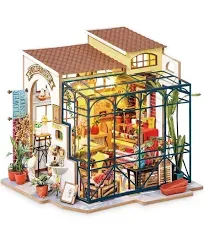 Rolife DIY Miniature Cafe House Kit for Adults to Build Tiny House Ma