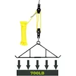 Highwild Game Hanging Gambrel & Hoist Kit with Pulleys & Rope - 600 lbs