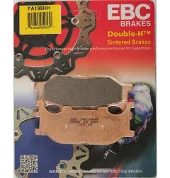 EBC FA199HH Brake Pads - HH Sintered Pads for Motorcycle - 1 Pair