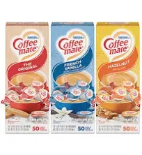 Coffee mate Variety Pack Original/French Vanilla/Hazelnut Liquid Creamer