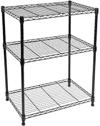 Elevon 3-Shelf Adjustable Heavy Duty Storage Shelving Unit