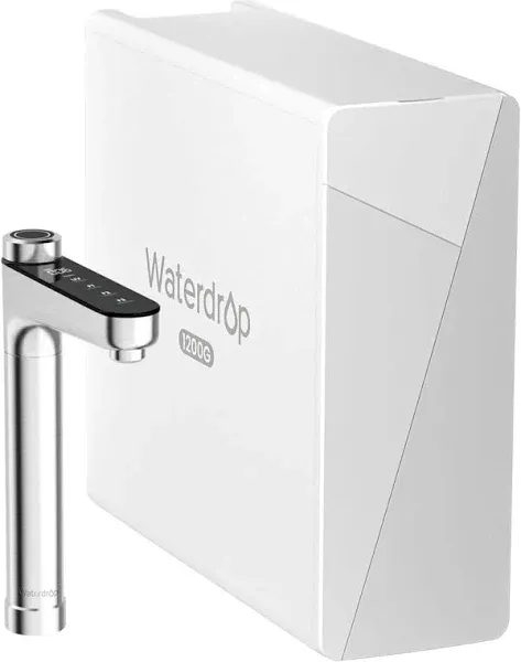 Waterdrop X12 Alkaline Mineral pH+ Reverse Osmosis System, NSF/ANSI 58&372 Certified, 1200 GPD Fast Flow RO Water Filter, 11-Stage Filtration Tankless RO System, 3:1 Pure to Drain, UnderSink, BPA Free