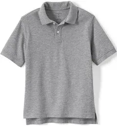 Lands' End Kids Short Sleeve Mesh Polo Shirt