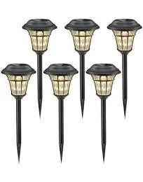 8-Pack Solar Garden Lights: Warm White, Weather-Resist<wbr/>ant, Easy Installation