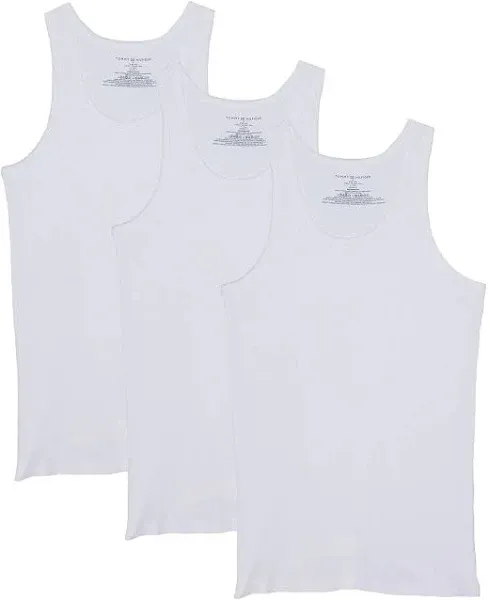 Tommy Hilfiger MULTI Men&#039;s Three-Pack Cotton Classics Tank Top, US 2X-Large