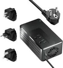 1200 W Universal-Reiseadapter, Konverter, Step-Down 220 V auf 110 V, 0,9 kg geringes Gewicht, stabile reine Sinuswelle, für Haartrockner, Glätteisen, Lockenstäbe, Kaffeemaschinen,