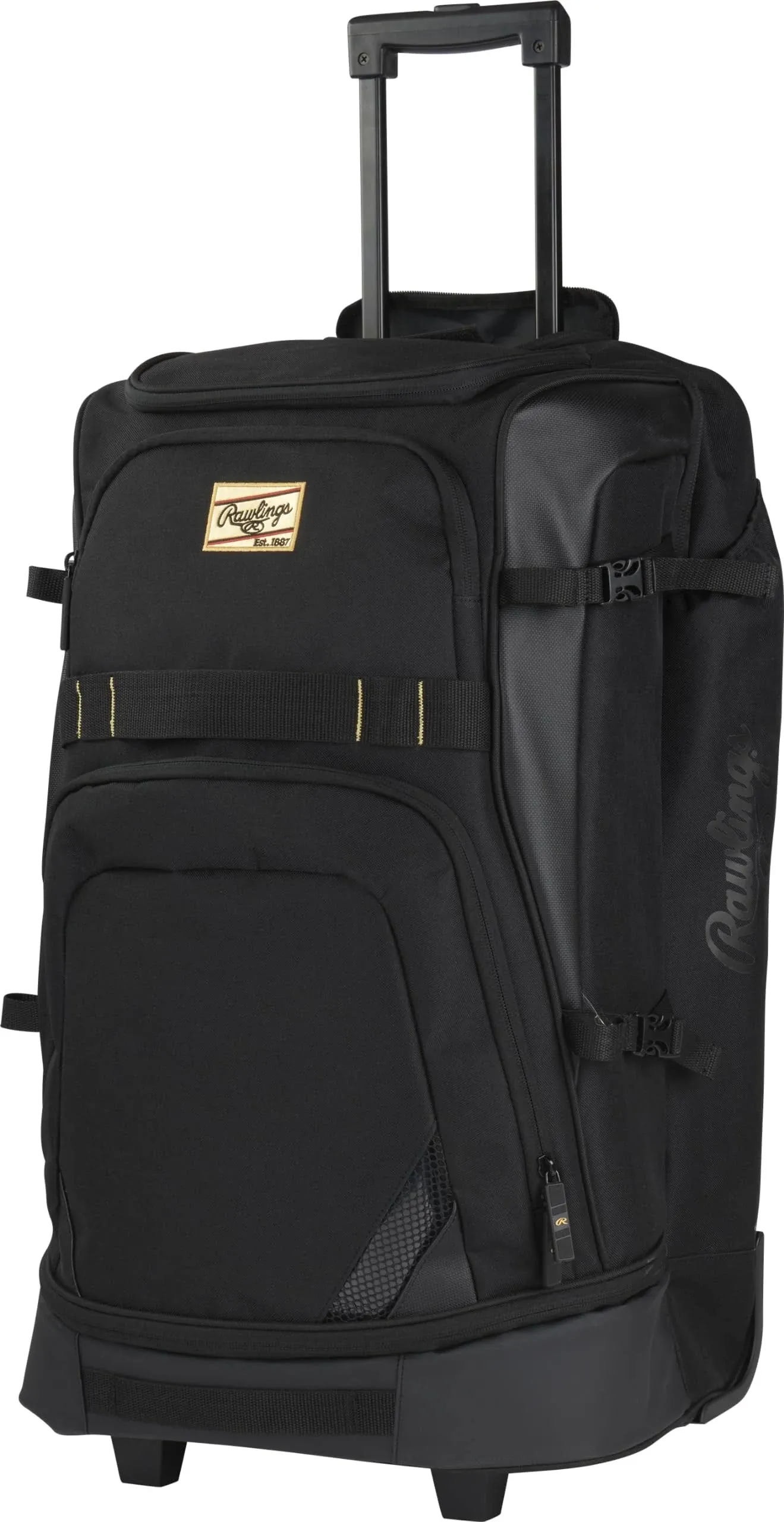 Rawlings Gold Collection Wheeled Bag - Black