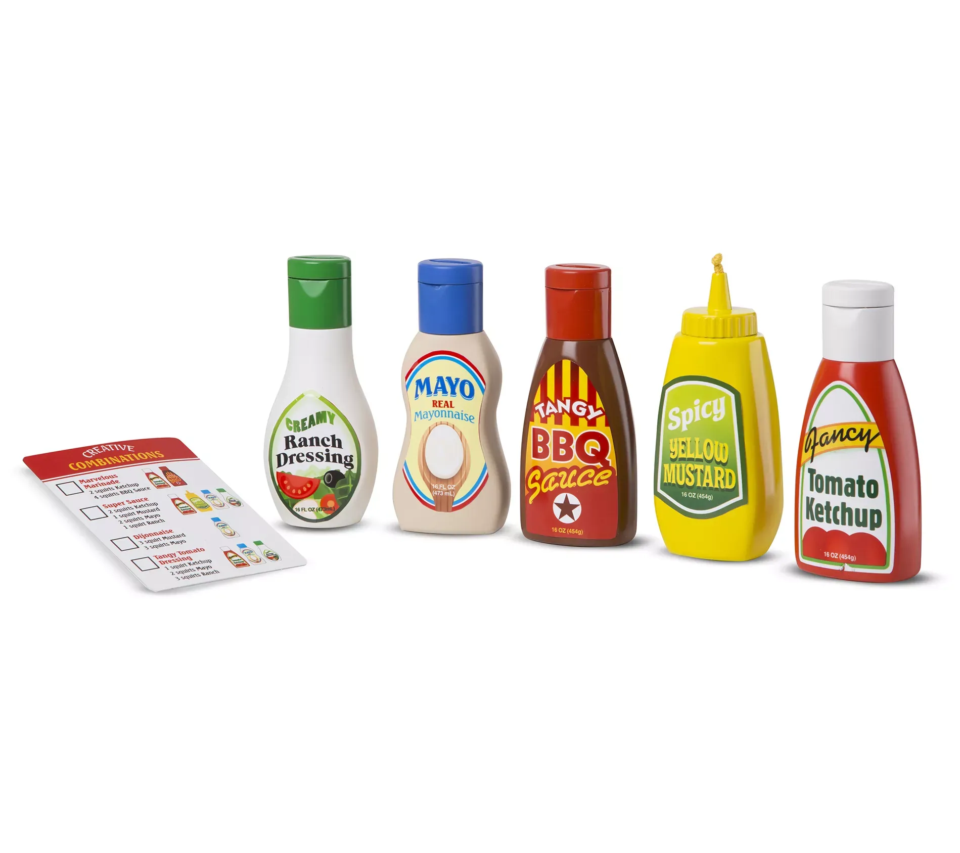 Melissa & Doug Favorite Condiment Play Food Set