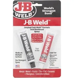 J-B Weld 8265S Original Cold-Weld Steel Reinforced Epoxy - 2 oz.