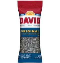 David Roasted Salted Original Sunflower Seeds