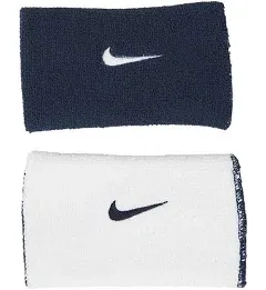 Nike Premier Home and Away Doublewide Wristbands (Varsity Royal/White, Osfm)