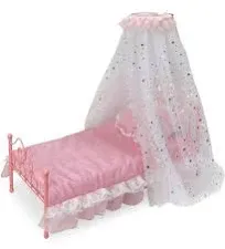 Badger Basket Starlights LED Canopy Doll Bed