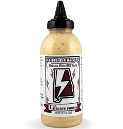 The Tailgate Foodie's: White Lightning (Alabama White Style) Barbecue Sauce, 13.75 Ounces