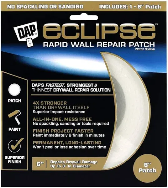 Dap 6 in. Eclipse Wall Repair Patch