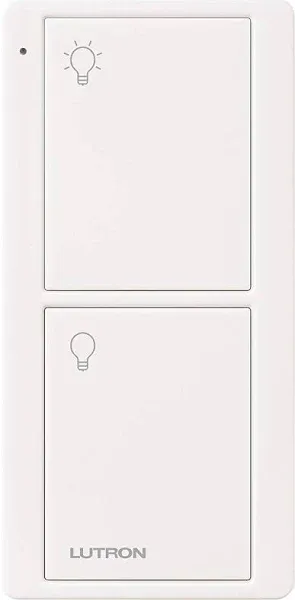 Lutron PJ2-2B-GLA-L01 - Pico 2 Button Wireless Remote Control - Light Almond