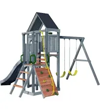 Jack & June Haven II Cedar Wooden Swing Set