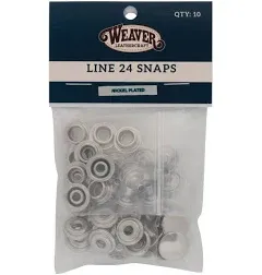 Weaver Leather Durable Snaps, 10 Pack