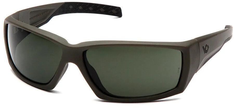 Venture Gear Overwatch Tactical Sunglasses, OD Green, Smoke Green Anti-Fog Lens