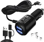 Car Charger for Garmin Nuvi, Garmin GPS Charger Cable,Mini USB Power Cord Cab...